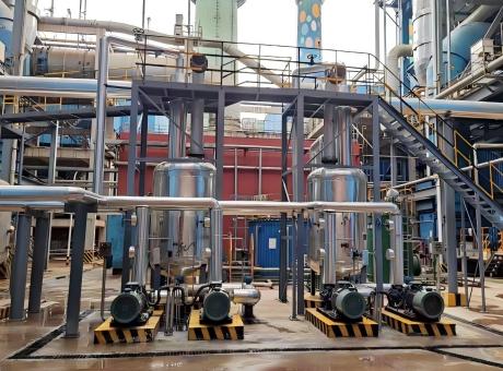 鍋爐定連排、疏水擴容器排汽及排污水余熱回收系統